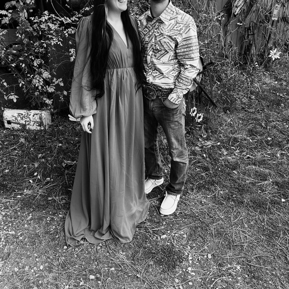 Burnt orange bridesmaids dress - Picture 3 of 3